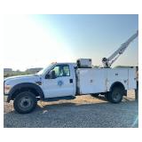 2008 Ford F-550 Super Duty Diesel Service Truck with Stellar Crane