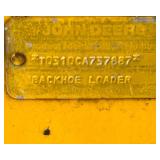 John Deere Backhoe