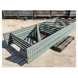 Teardrop Style Pallet Racking Uprights - 10 Ft x 42 In