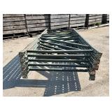 Teardrop Style Pallet Racking Uprights - 10 Ft x 42 In