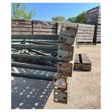 Teardrop Style Pallet Racking Uprights - 10 Ft x 42 In