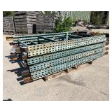 Teardrop Pallet Racking Upright Extensions 6 Ft