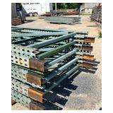 Teardrop Pallet Racking Upright Extensions 6 Ft