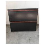 Meridian File Cabinets with Wood Like Trim