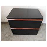 Meridian File Cabinets with Wood Like Trim