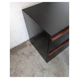 Meridian File Cabinets with Wood Like Trim