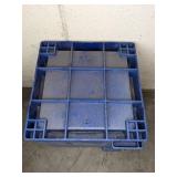 Eagle M04CRA Bench Top Poly Acid and Corrosive Safety Cabinet, 1 Door, 4 gal, Blue