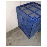 Eagle M04CRA Bench Top Poly Acid and Corrosive Safety Cabinet, 1 Door, 4 gal, Blue