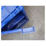 Eagle M04CRA Bench Top Poly Acid and Corrosive Safety Cabinet, 1 Door, 4 gal, Blue