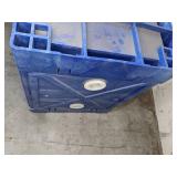 Eagle M04CRA Bench Top Poly Acid and Corrosive Safety Cabinet, 1 Door, 4 gal, Blue