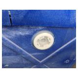 Eagle M04CRA Bench Top Poly Acid and Corrosive Safety Cabinet, 1 Door, 4 gal, Blue