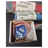 Red and Blue Recoil Hoses, 3M Grinder, Dynabrade Sander and SSI Technologies Media Gauge
