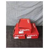 (3) HILTI Boxes of KH3/8" x 4" Screws