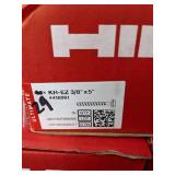 (3) HILTI Boxes of KH3/8" x 4" Screws