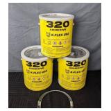 Lot of 3- 1 Gallon Containers of K-Flex 320 Adhesive