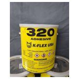Lot of 3- 1 Gallon Containers of K-Flex 320 Adhesive