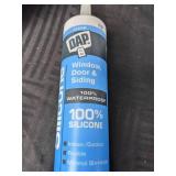 Lot of 54 DAP Waterproof Clear Window, Door & Siding Silicone