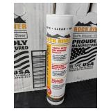 Lot of 43 Tubes of Clear Rock River 100% RTV Silicone Sealant