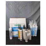 Assortment of Adhesives and Silicone Sealants