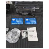 Anti-Theft: 2 Dummy Security Cameras and Several Warning Signs