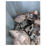 Heavy Duty Tote with Assortment of Air Clamps and Parts