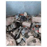 Heavy Duty Tote with Assortment of Air Clamps and Parts