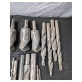 Assortment of 25 Various Twist Drill Bits