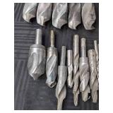 Assortment of 25 Various Twist Drill Bits