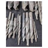 Assortment of 25 Various Twist Drill Bits
