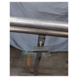Adjustable Vertical 39.5" to 62.25" Material Feed Roller Stand