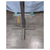 Adjustable Vertical 39.5" to 62.25" Material Feed Roller Stand