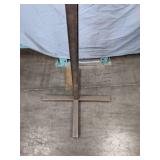 Adjustable Vertical 39.5" to 65" Material Feed Roller Stand