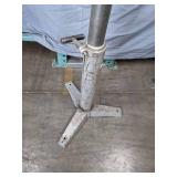 Adjustable Vertical 43.25" to 62.5" Material Feed Roller Stand