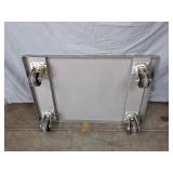 Large Metal Rolling Dolly with Pull Handle 24"x 36"x 7"