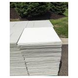 Large Assortment of 23.75" x 23.75" Used Ceiling Tiles, 370-380 Tiles