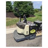 Crown PE 4500-80 8,000 lb. Rider Electric Pallet Jack with Charging Unit