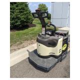 Crown PE 4500-80 8,000 lb. Rider Electric Pallet Jack with Charging Unit