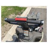 Crown PE 4500-80 8,000 lb. Rider Electric Pallet Jack with Charging Unit