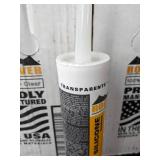 Lot of 48 Tubes of Clear Rock River 100% RTV Silicone Sealant