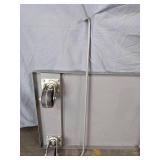 Large Metal Rolling Dolly with Pull Handle 24"x 36"x 7"