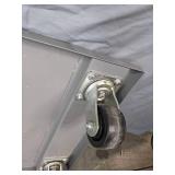 Large Metal Rolling Dolly with Pull Handle 24"x 36"x 7"