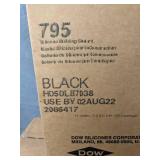 Lot of 60 Dowsil 795 Black Silicone Building Sealant