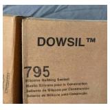 Lot of 60 Dowsil 795 Black Silicone Building Sealant