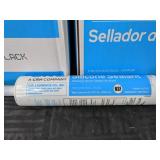 Lot of 60 CRL Black Silicone Sealant Cartridges