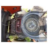 Husquvarna 18/48 Riding mower with Kawasaki engine. Used condition. Runs well. As shown. *THIS ITEM HAS A RESERVE.