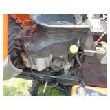 Husquvarna 18/48 Riding mower with Kawasaki engine. Used condition. Runs well. As shown. *THIS ITEM HAS A RESERVE.