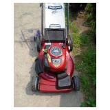 Craftsman self propelled mower with bag. Lightly used. Tested & works. As shown.