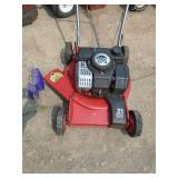 Toro 2 cycle 21" self propelled lawn mower. Used condition. Tested & works. As shown.