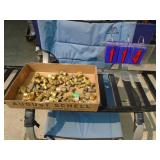 Flat of brass fittings. As shown.