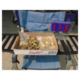 Flat of brass fittings. As shown.